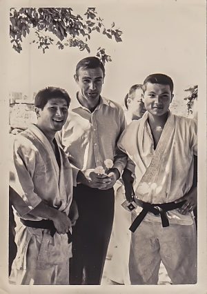 Sensei Takashina with the 007 star Sean Connery